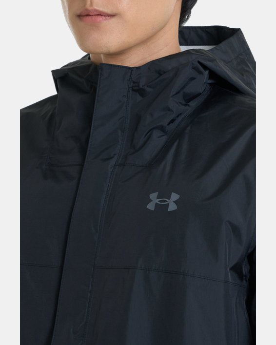 Men's UA Stormproof Cloudstrike 2.0 Jacket in Black image number 7